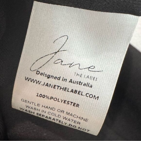 NWT Jaus Celine Gown Maxi dress in black - Picture 10 of 11